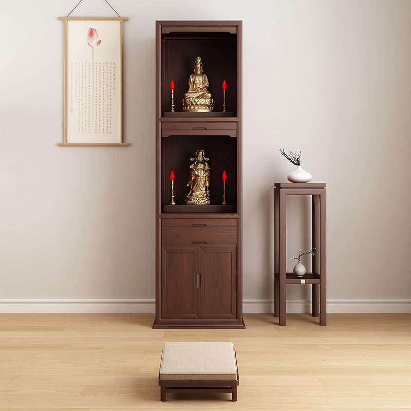 黑胡桃佛龛立柜神龛神台关公观音财神供奉台实木家用香案供桌佛柜,住宅家具,佛柜/佛龛,淘宝优惠券,粉丝福利购,淘宝优惠卷