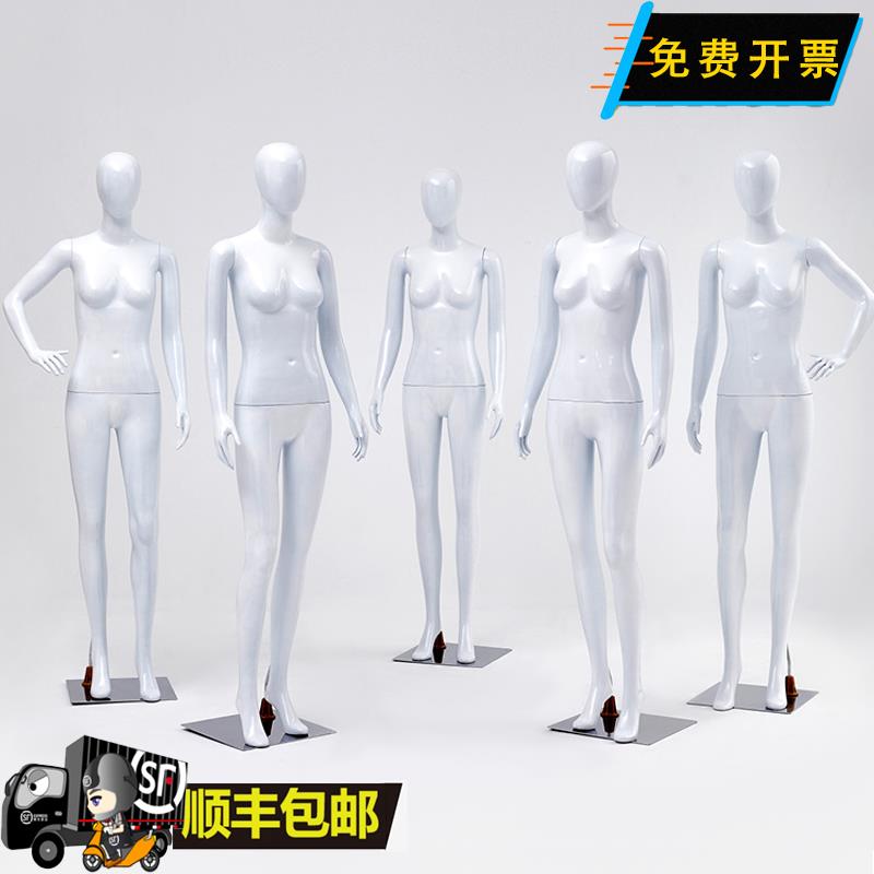 模特道具女全身人体假人台仿真模型婚纱橱窗内衣女装服装店展示架