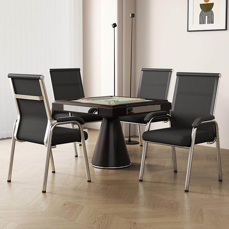 棋牌室专用麻将椅子办公椅电脑椅麻将机桌馆靠背简约舒适凳子家用