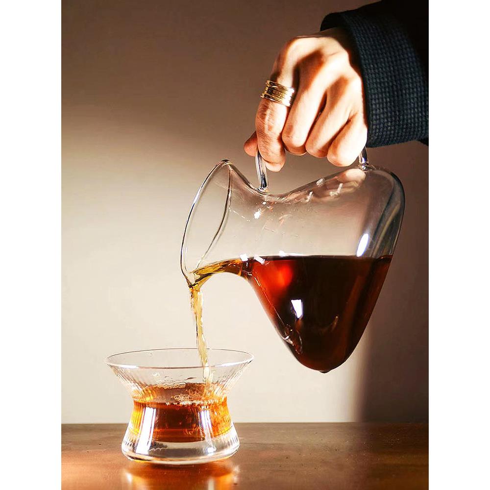 大肚咖啡分享壶 耐热玻璃咖啡壶钻石滤杯v60滴漏式手冲咖啡玻璃壶