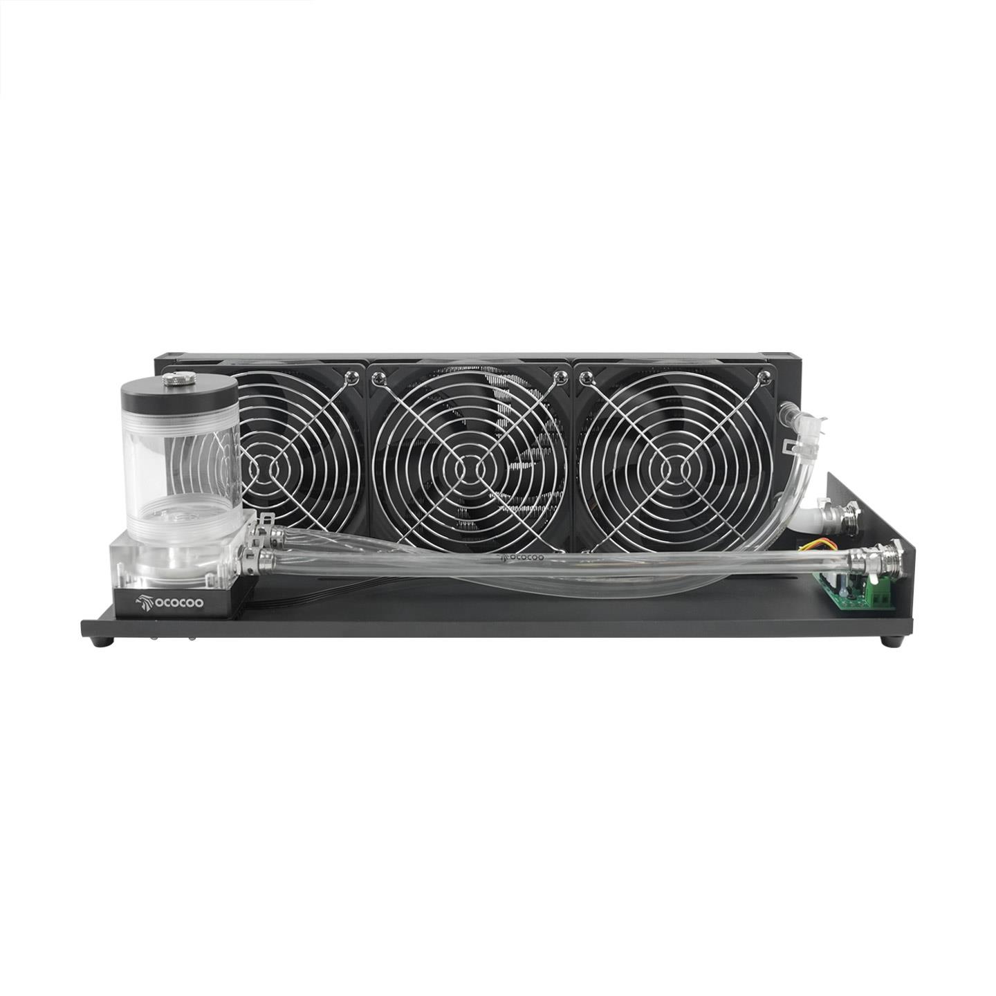 盈博AC侧出内置式 水冷散热器3D打印机 激光头 LED水冷灯水冷散热