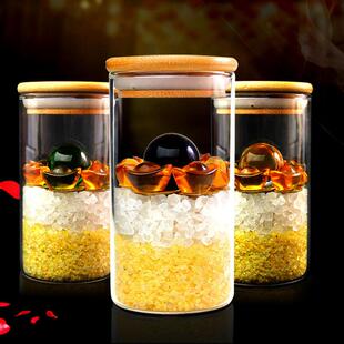 避火龙瓶装安忍水摆件五黄二黑火烧天门厕所厨房在西北乾位