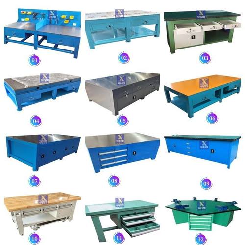 水磨重型模具工作台钳工铸铁维修飞模台钳平台钢板装配工作桌