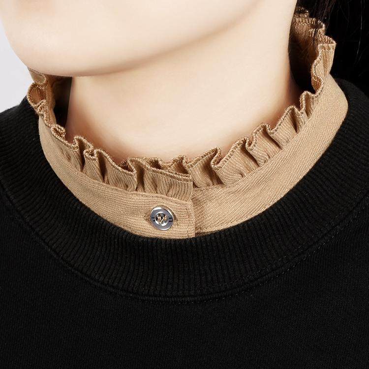 MJEVGSE/谜茜假领子女百搭假衬衫花边领子衬衣领春秋假衣领荷叶边