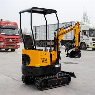 家用HT08履带挖土小挖工机 供厂应HT10微型挖小掘机1吨型钩机价格