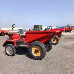 四轮翻斗车柴油液压前卸轮式 吨11.5吨翻斗土车工地297拉混凝四蹦