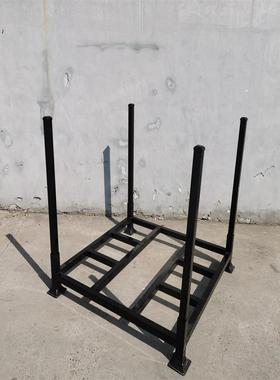 仓储MYZ巧固折叠式钢制匹型物流货架架收纳正置布插管堆垛架重子