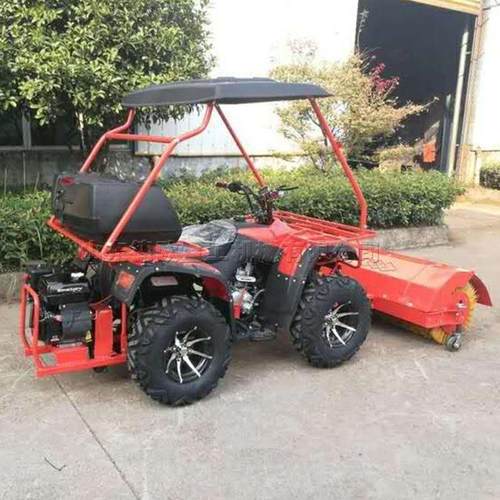 座驾式四驱雪 市政扫环毛刷式扫卫雪车 小型冬季车抛雪JF扫雪车