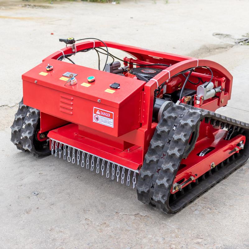 工厂直发10m6马力履带遥控割林879草机 割幅100m草坪园庄园草地机
