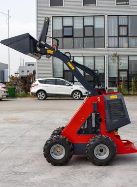 出口法122国小型移装能载机 T360轮胎工程滑装载机多功H滑移装载