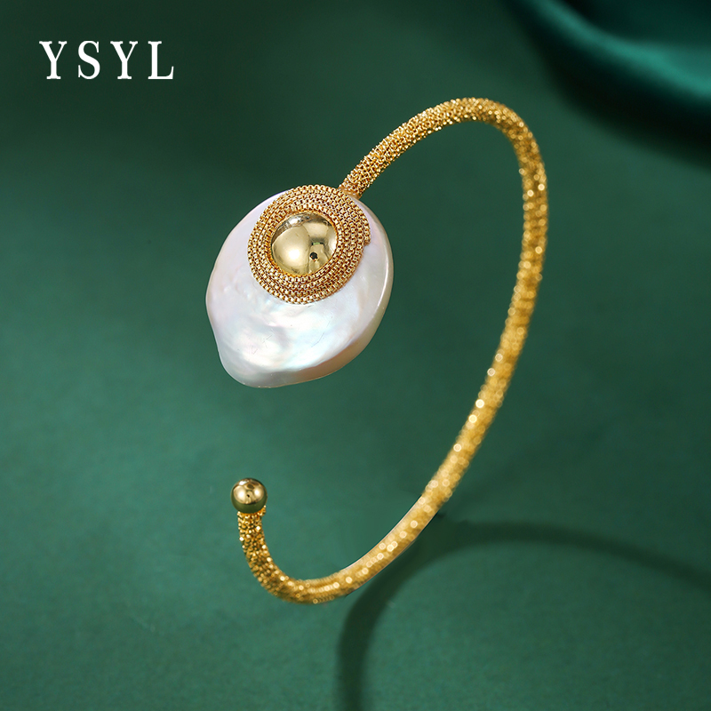 雅仕雅乐巴洛克珍珠圆形手镯