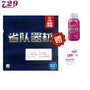 友谊729乒乓拍胶皮奔腾2省队器材蓝海绵增粘反胶粘性乒乓球套胶
