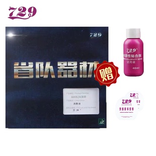 友谊729乒乓球拍胶皮经典 奔腾2省套省队器材蓝海绵粘性反胶套胶