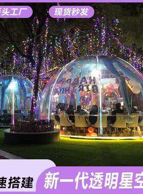 PC透明民宿星空房泡泡屋阳光房豪华网红旅游度假民宿房球形帐篷房