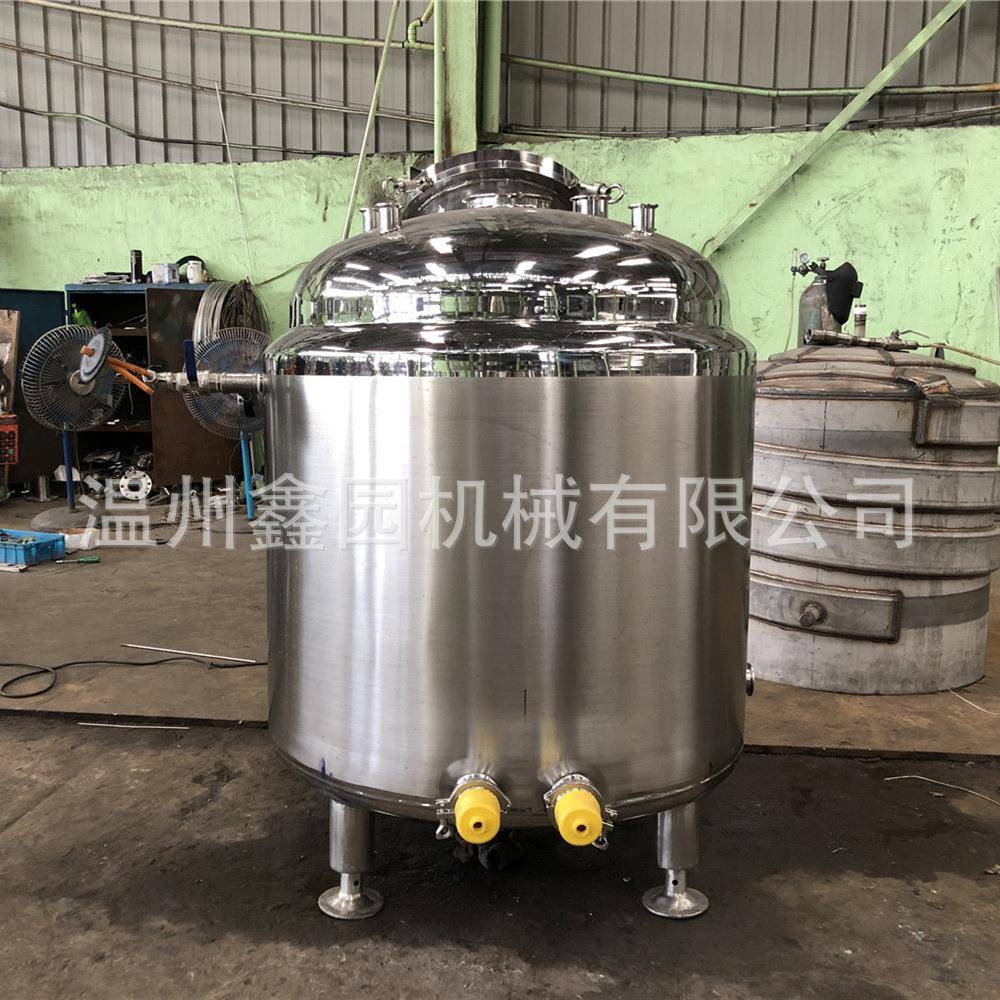 加工订做不锈钢电加热罐食品级物料预热罐304/316L不锈钢保温罐