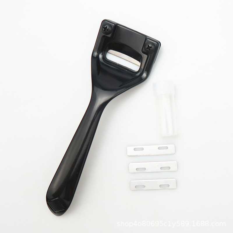 黑色美式皮革削薄刀 削皮工具 打薄皮料 手工皮雕皮艺工具 削薄器