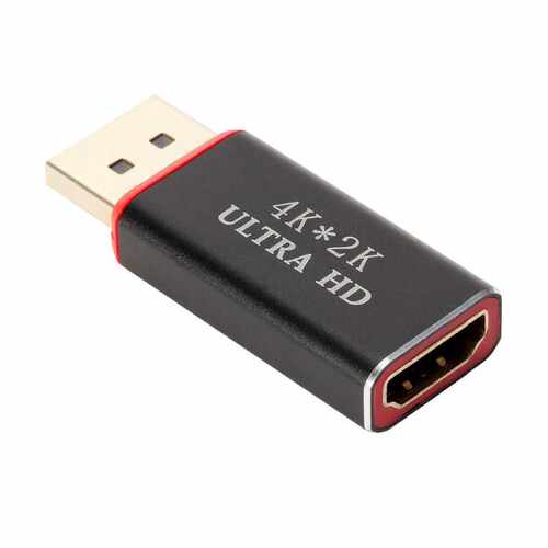 直销 dp转hdmi转接头 4K 合金 dp公转hdmi母 dp to hdmi 4K
