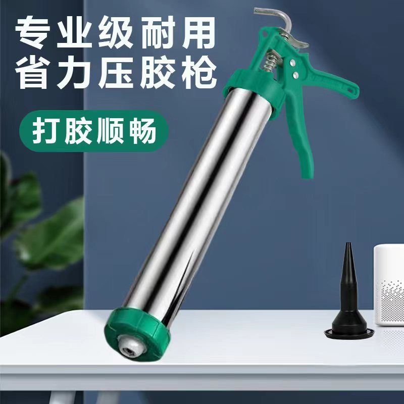 德国进口结构胶胶枪压胶结构胶自动断胶手动省力硅胶软胶不锈钢打