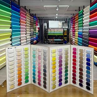 360色物理丝绸色卡上等丝绸平纹绉缎织物重缎桑蚕丝织物乔其纱