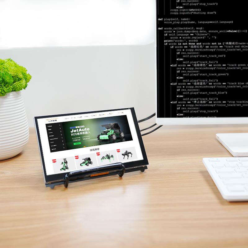 树莓派4B 7寸LCD高清HDMI触摸电容屏幕 Raspberry Pi JETSON NANO