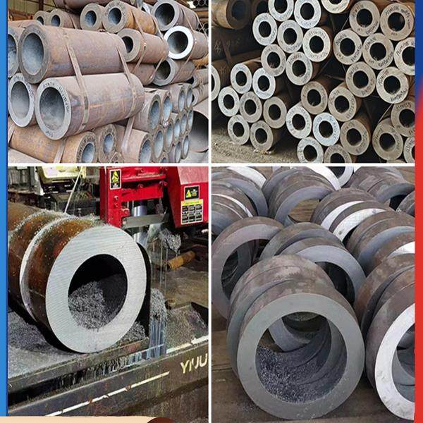 45号无缝钢管厚壁切割20号精密冷拉碳钢40Cr合金Q355B空心圆铁管