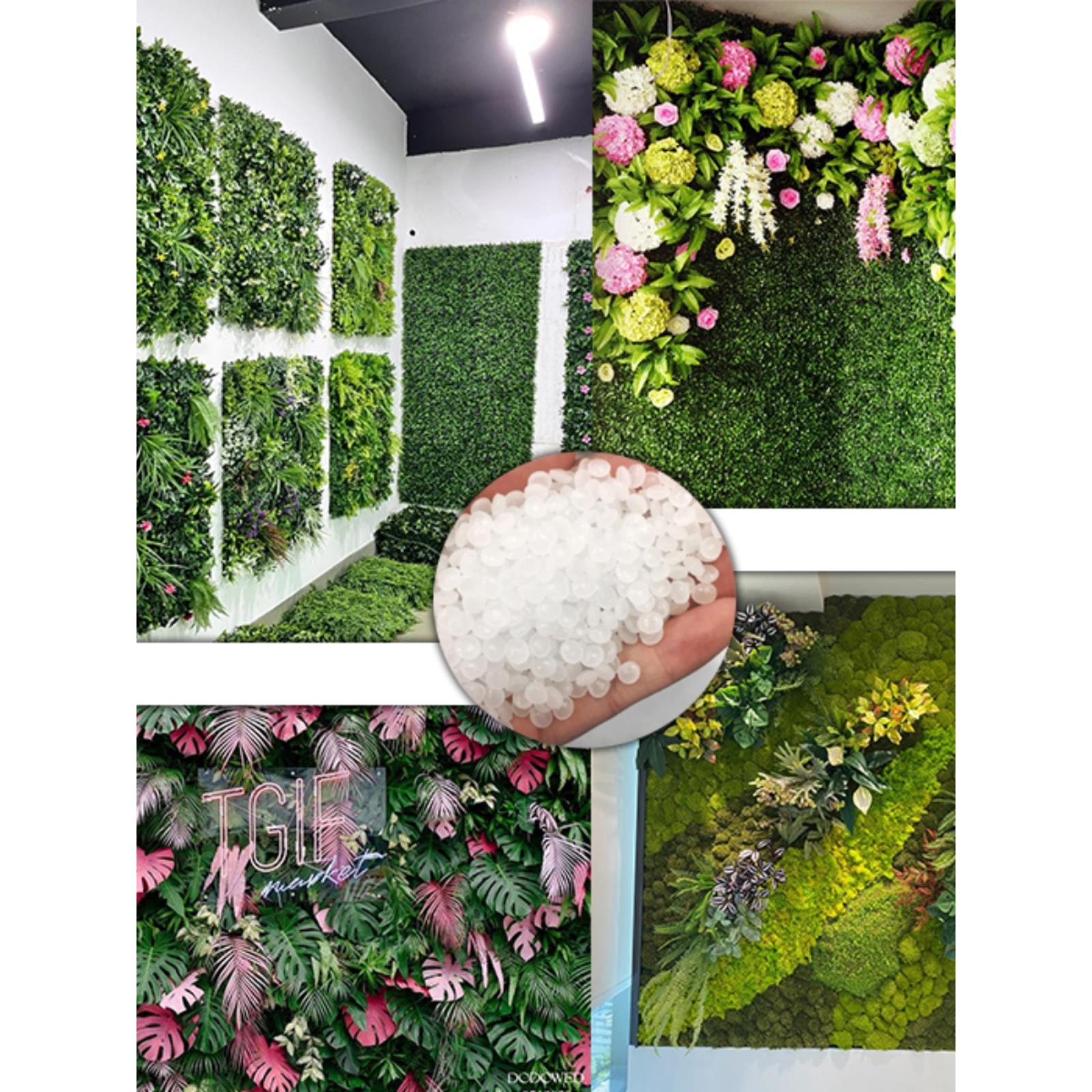 仿生绿植墙造景仿真立体植物墙阳台背景户外垂直绿化植物花墙草坪