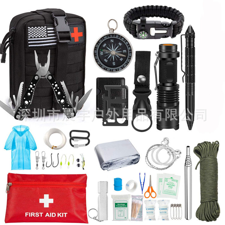 户外用品多功能工具组合露营装备跨境求生工具野外生存应急战术