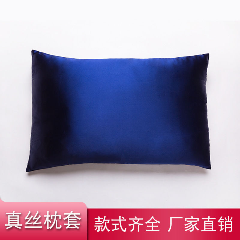 枕芯套19姆米双面抱枕套简约格调风真丝舒适透气桑蚕丝绸枕套纺织