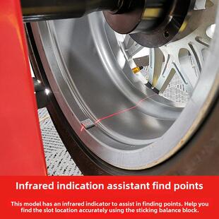 迈泰隆轮胎平衡机中小型汽车自动激光红外平衡机汽车维修设备