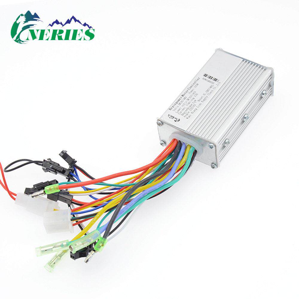 250W350W电动脚踏车滑板车控制器通用型控制器登山车无刷控制器