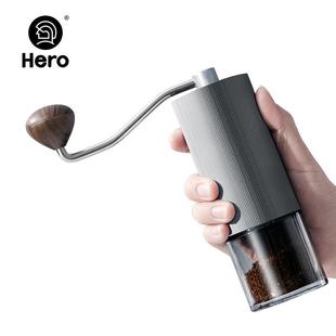 Hero螺旋桨S02手摇磨豆机咖啡豆研磨机便携家用磨粉机手动咖啡机