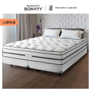 丽思卡尔顿酒店 家用弹簧床大床 席梦思定制 双人床床垫床架1.8米