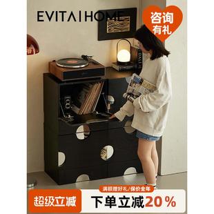 轻奢实木斗柜简约小户型客厅靠墙卧室收纳储物柜高级感组合电视柜