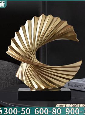 现代轻奢财源滚滚客厅电视酒柜装饰品摆件办公室饰品开业乔迁礼物