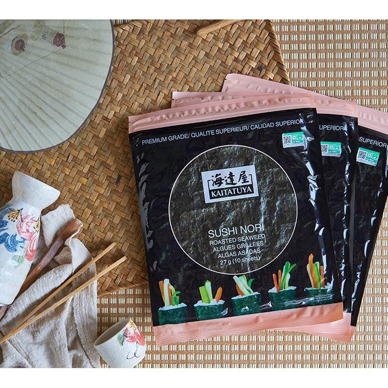 海达屋有机海苔寿司海苔专用紫菜包饭10枚 A+级原味 自封口包装,零食/坚果/特产,海苔系列,淘宝优惠券,粉丝福利购,淘宝优惠卷