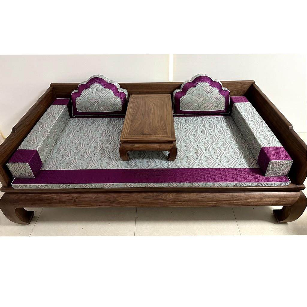 新中式罗汉床坐垫实木沙发垫定做加厚透气海绵榻榻米棕垫飘窗垫子