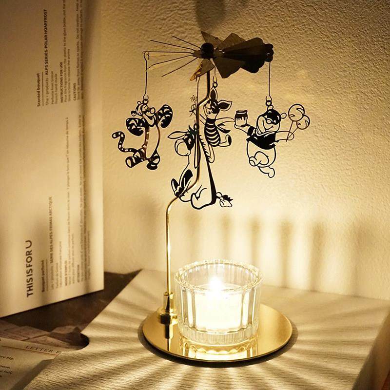 动漫周边旋转烛台走马灯可爱趣味噗噗香薰蜡烛杯底座摆件浪漫烛光,家居饰品,烛台,淘宝优惠券,粉丝福利购,淘宝优惠卷