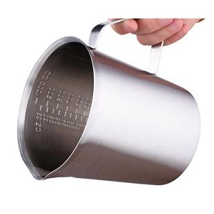 DIY香薰蜡烛不锈钢量杯融化蜡加热锅大豆蜡熔化工具1000ml大容量