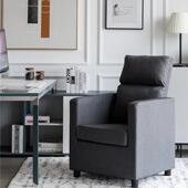 简约单人电脑椅子舒适久坐懒人休闲 办公沙发可躺书房宿舍电竞座