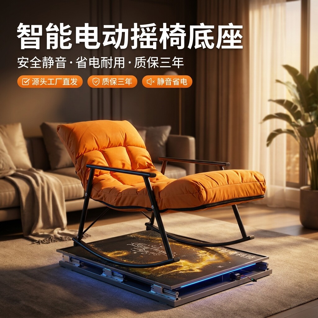 智能电动自动摇摆沙发摇椅逍遥椅躺椅大人阳台家用可躺可睡太空舱