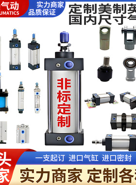 定制各类非标气缸进口非标气缸定制气缸QGB MAL SC ADN ADVU SI