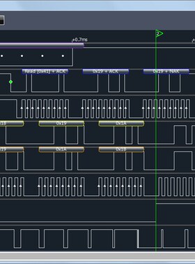 Kingst LA2016usb逻辑分析仪16路全通道200M采样率调试利器便携式