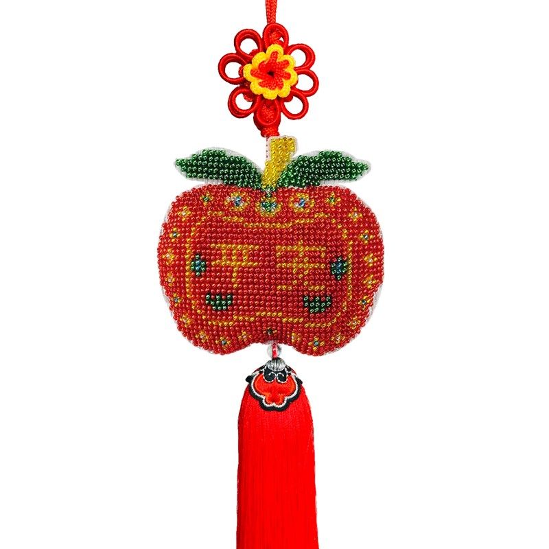 新款保平安符汽车挂件十字绣车内高档吊饰礼物送男友手工自己绣,汽车用品/电子/清洗/改装,车挂,淘宝优惠券,粉丝福利购,淘宝优惠卷