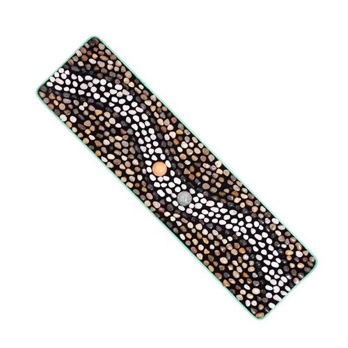 鹅卵石按摩垫 家用足底按摩垫鹅卵石地垫雨花石R脚垫石指压板脚垫