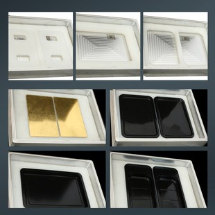 机 真空贴体机单盒海鲜生肉熟K食打包保型保鲜立体包装 DVP 160台式