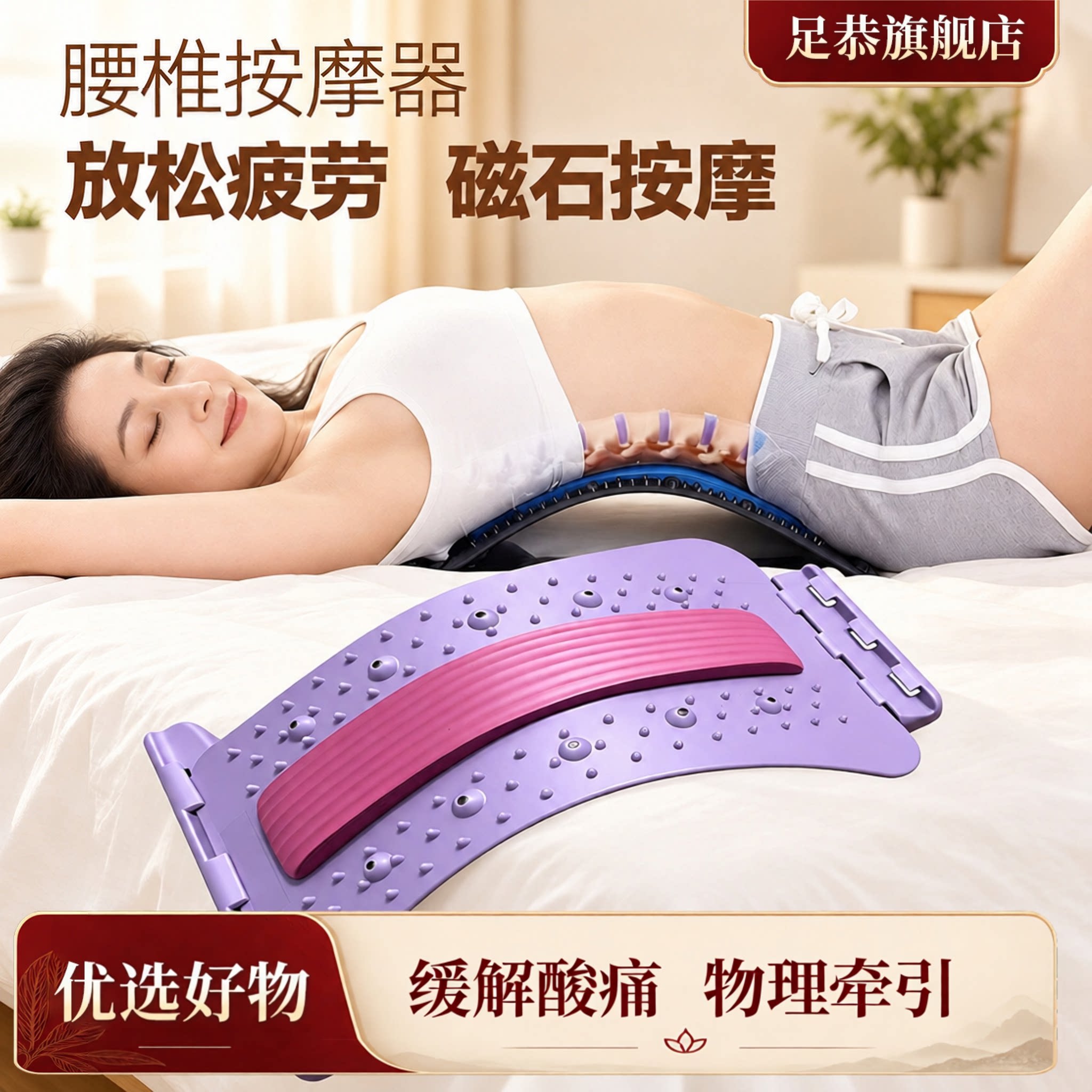 磁石按摩器家用放松疲劳护腰颈