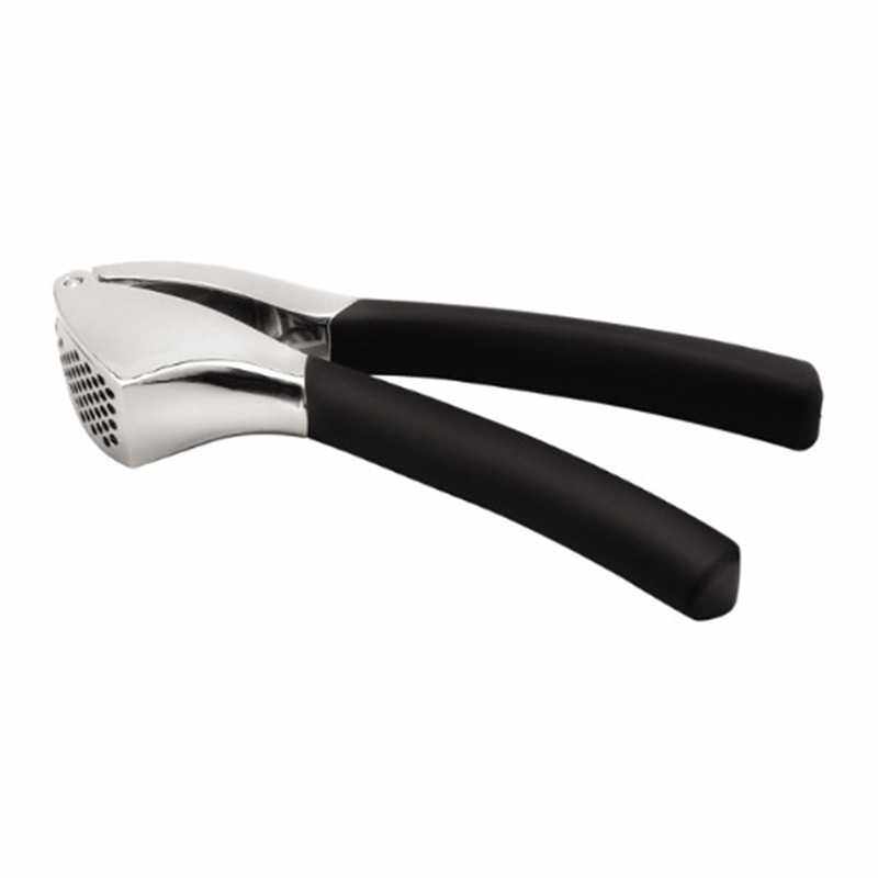 高档手动不銹钢锌合金蒜泥器捣碎器蒜夹子橡塑