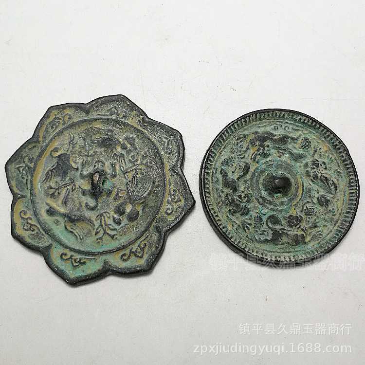 古玩杂项  仿古铜镜青铜器铜镜仿古做旧铜器工艺品多款
