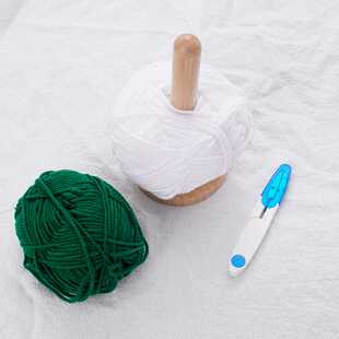 木制绕线器木质毛线支架桌面纱线线轴支架简约风线轴存储架旋转球