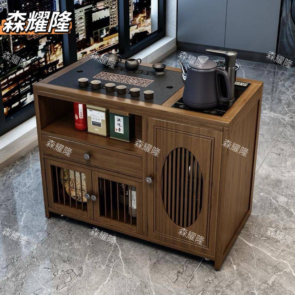 移动茶一茶台家OBB用实木小茶客厅泡茶桌几车茶具套装全自动烧水